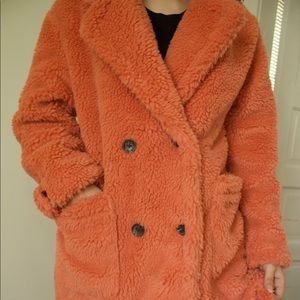 Wild Fable teddy fur coat